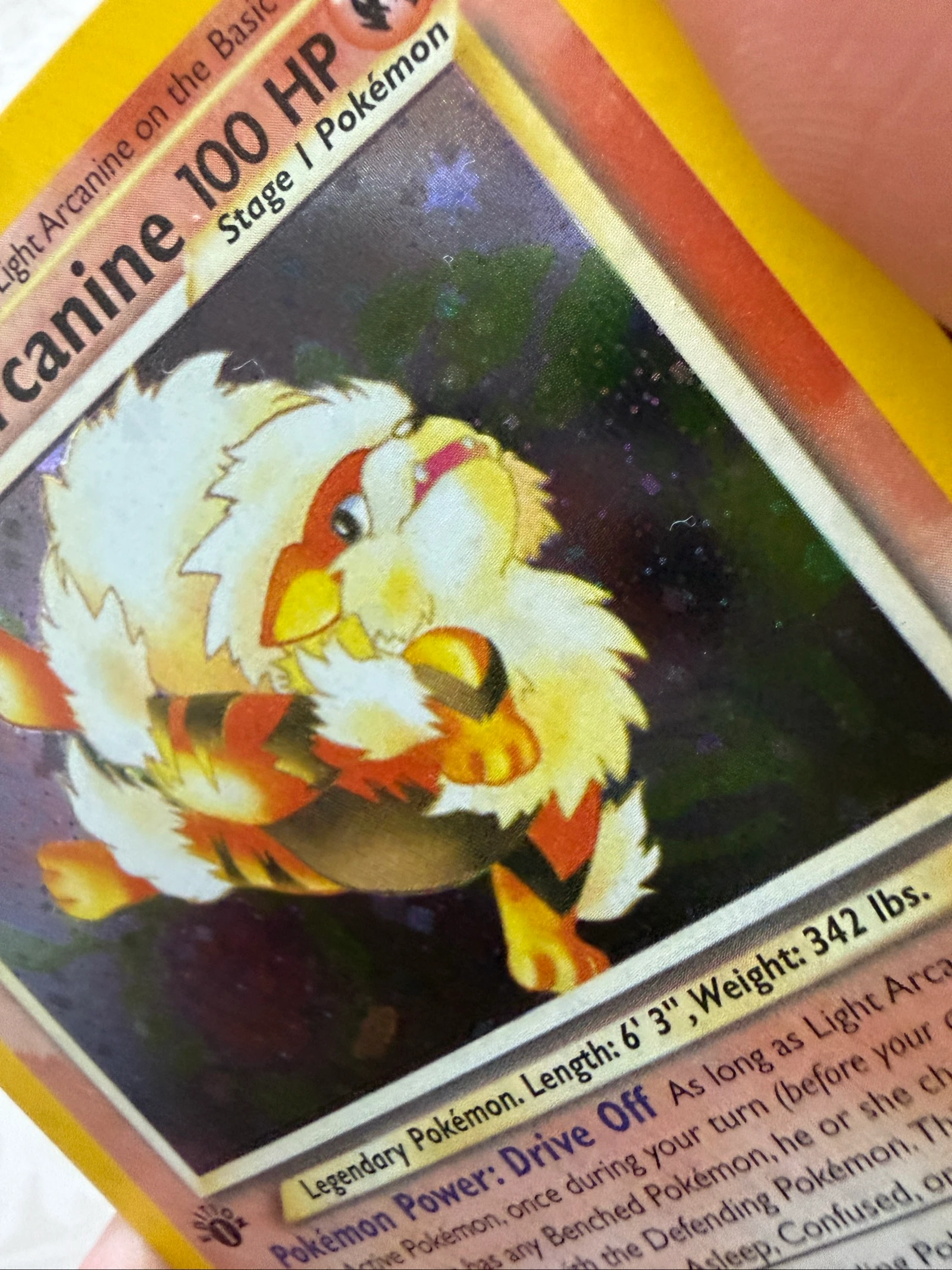 Kaart Pokemon licht arcanine neo bestemming – photo 4